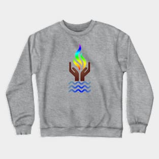 Centered Hands Crewneck Sweatshirt